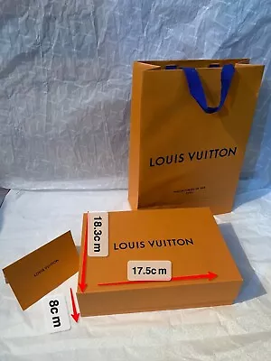 100% Authentic Louis Vuitton Gift Bag Box Set （carry Bag+box+recipe Holder） • £22.50