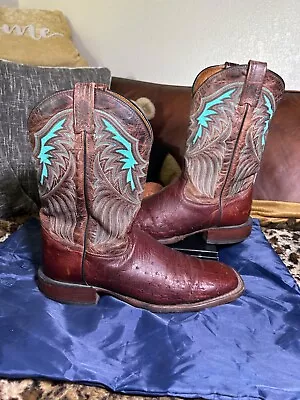 Tony Lama Ostrich Belly Boots Sz 10.5 D • $80