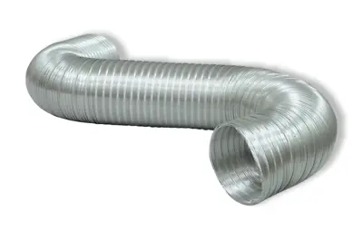 Semi-Rigid Flexible Aluminum Duct Non-Crimped 7  Dia. X 8 Foot A078/5  • $59.99