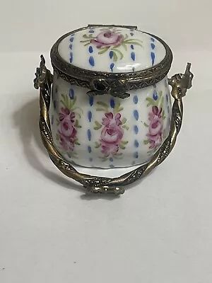 ( READ Info) Vintage  Genuine Limoges Box  Basket As Is • $25