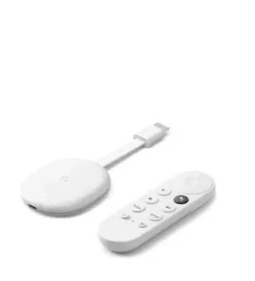 Google Chromecast With Google TV- White • $55