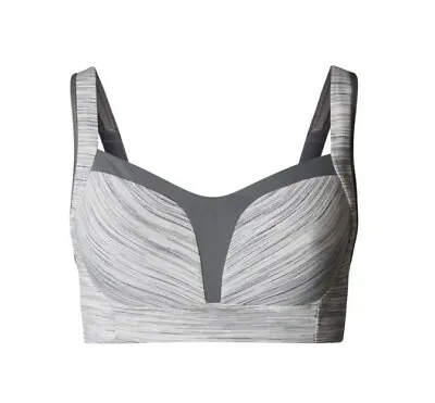 Lululemon Ta Ta Tamer III Sports Bra Space Dye Gray Silver Spoon Size 34D • $28