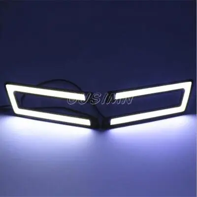 White Car LED COB DRL Driving Lamps Daytime Running Headlight Fog Strip Light • $16.98