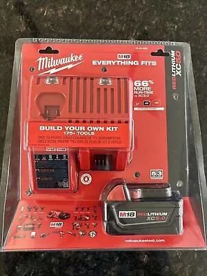 GENUINE Milwaukee M18 18V Li-Ion XC Kit W/5.0Ah Battery+Charger 48-59-1850 *NEW* • $88