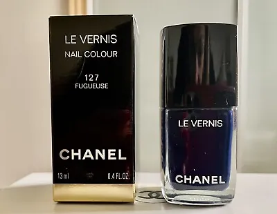 Chanel Le Vernis Nail Colour 127 Fugueuse Blue Nail Polish 13ml New In Box • £25.50