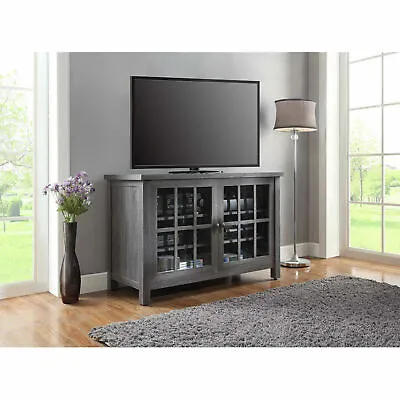 $141.90 • Buy Tall TV Stand Farmhouse Rustic Entertainment Center Cabinet Credenza Console New