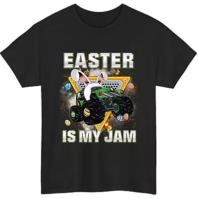 Kids Easter Is My Jam Monster Truck Bunny Boys Toddlers T-Shirt Unisex Gift • $22.99