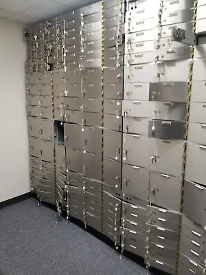 $20000 • Buy Diebold Complete Set Of Safe Deposit Box Cubes Vaults (16 Cubes, 261 Boxes)