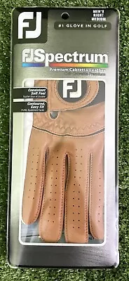 FootJoy Spectrum Men's Golf Glove NEW RIGHT HAND Luggage Tan • $24