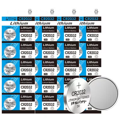 UP TO 50 Pcs CR2032 3V LITHIUM CELL Button BATTERY 2032 Batteries Car Key Toy AU • $4.99