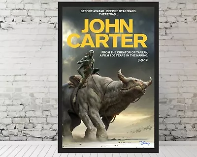 John Carter Movie Poster Taylor Kitsch Poster - 11x17  Framed Poster Gift • $33.90