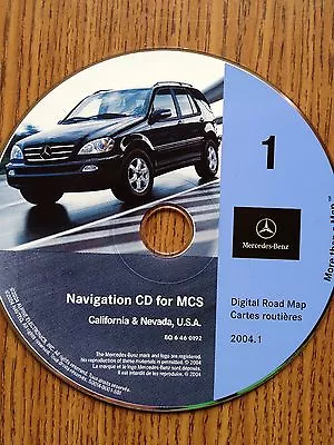 2004 MERCEDES NAV  DVD For MCS 2004.1 BQ 6 46 0192 California & Nevada USA • $85