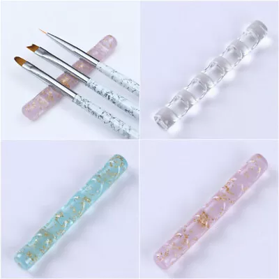 Display Holder 5 Grids Acrylic Painting Pen Rest Holder Nail Brush Rack Shelf • $5.86