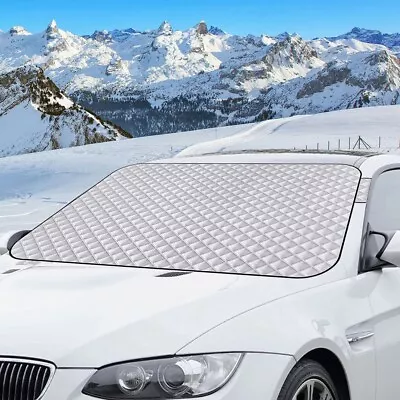 Car Front Windscreen Cover For All Seasons 4 Layers Frost Defense Universal! • £4.50