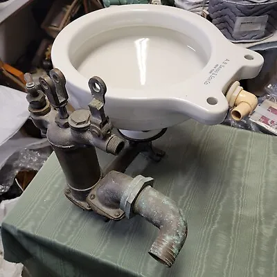 Antique 1930s Yacht Marine Boat Maritime Toilet A B Sands & Son Co New York • $499.99