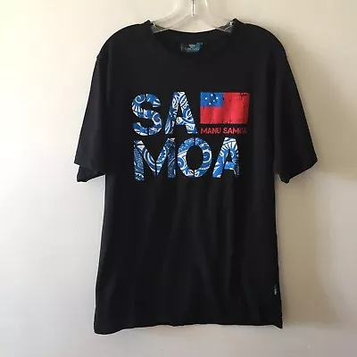 Manu Samoa Tee Shirt Tanqa Samoa Black Men's Large L New • $15