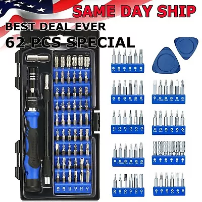 62X Computer Repair Kit Set Tool Laptop PC Precision Screwdriver Torx Smartphone • $10.95