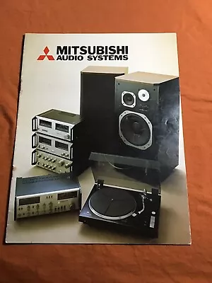 Mitsubishi Vintage Home Stereo Brochure • $14.95