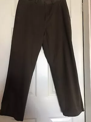 Mens Trousers 34 Waist 30 Leg Brown Thomas Nash • £8.50