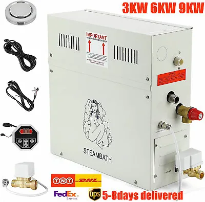 3KW 4.5KW 6KW 9KW Steam Room Generator Sauna Bathroom Home SPA With Controller • $299.99