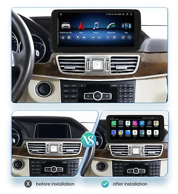 10.33  Fit Mercedes Benz E-W212 E300 E350 13-14 Android 64G CarPlay Radio Stereo • $289.99