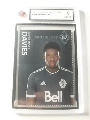 2018 Chevron Vancouver Whitecaps Soccer Football Card Alphonso Davies Ksa 9 Mint • $36.35