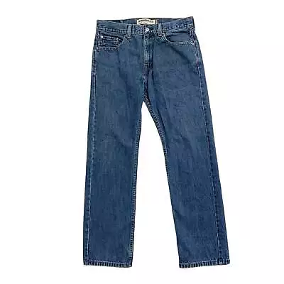 Levis 505 Jeans W30 L29 Mens Mid Blue Regular Straight Fit Vintage Denim • £32