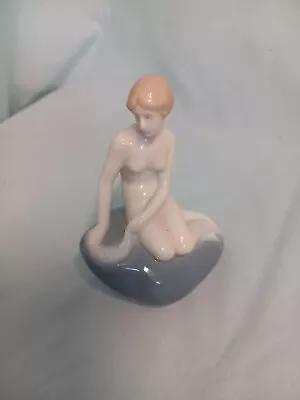 Vintage Royal Copehagen Porcelain - Little Mermaid On Rock • £20