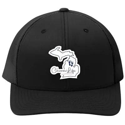 Michigan Choose Life Embroidered Hat Pro-Life Hat Black • $25