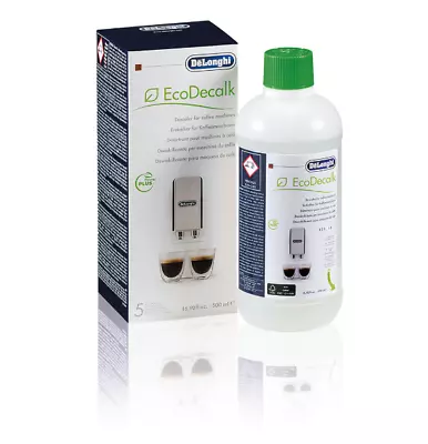 $31.99 • Buy GENUINE Delonghi DLSC500 EcoDecalk Coffee Machine Descaler Solution 500mL