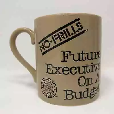 Amscan Vintage 1985 Future Executive On A Budget No Frills Coffee Mug Novelty • $11.08