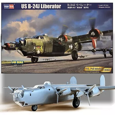 Hobby Boss 1/48 Consolidated B-24j Liberator Plastic Model Kit 81774 • $129.58