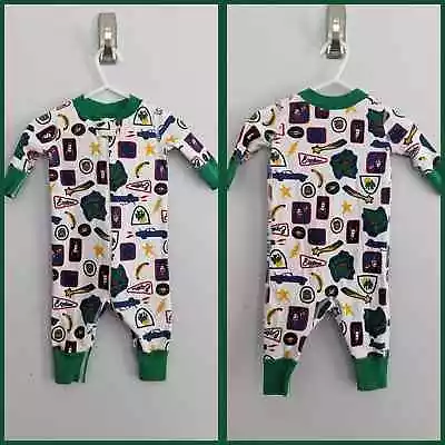 Hanna Andersson Baby Boys 0 - 6 Months Footless One Piece Travel • $12.60