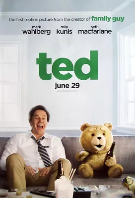 TED Great Original 27x40 D/S Movie Poster 2012 • $12.95