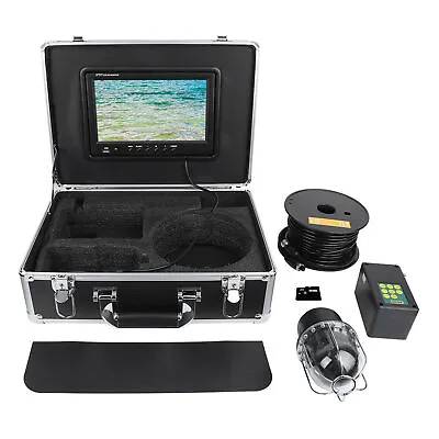 50-100m Fishing Camera Underwater Fish Finder DVR Video Recorder LED Lamp BEA • $467.91