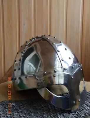 Viking Helmet / Medieval Helmet / Larp Helmet / Sca Helmet / Medieval Armor • $88.74