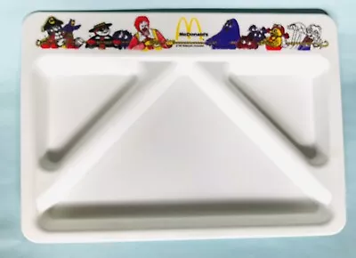 Vintage 1987 McDonalds Happy Meal Plastic Child Character Serving Tray Plate • $10