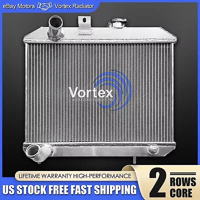 2Rows Replacement Aluminum Radiator For 1941-1952 Jeep Willys M38 CJ-2A CJ-3A MB • $118.99