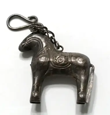 Vintage Scandinavian Horse Figurine Miniature Viking 1.25” X 1.5” • $19.99