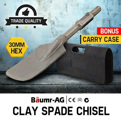$64 • Buy 【EXTRA10%OFF】BAUMR-AG 140mm Jack Hammer Chisel Bit Shovel 30mm Hex Demolition