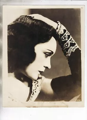 Vintage Portrait POLA NEGRI In A WOMAN COMMANDS (1929) Pre-code Stamp • $14.99