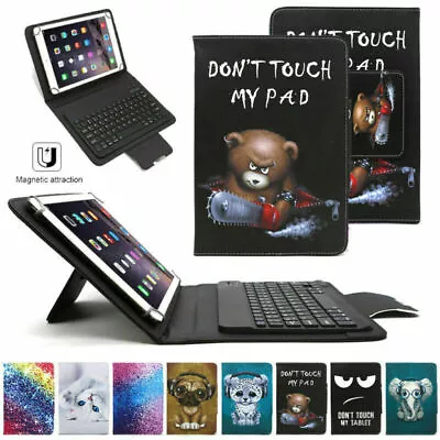 $25.99 • Buy For 7  8  10.1  Samsung Galaxy Tab A A6 Tablet Keyboard Leather Stand Case Cover