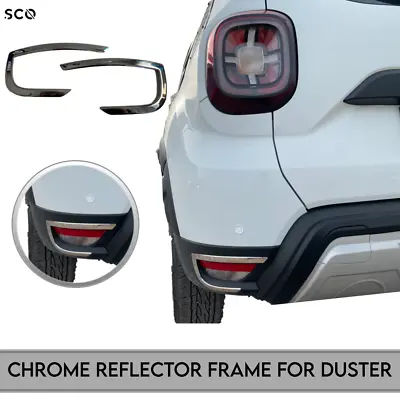 Chrome Reflector Frame For Dacia Duster 2 For Renault Duster Accessory 2018-2022 • $24.99