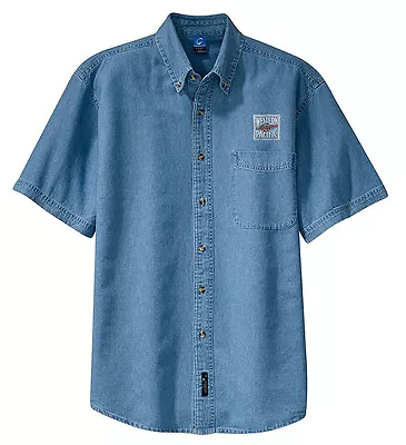 Western Pacific Feather River Short Sleeve Embroidered Denim [den24SS] • $35.19