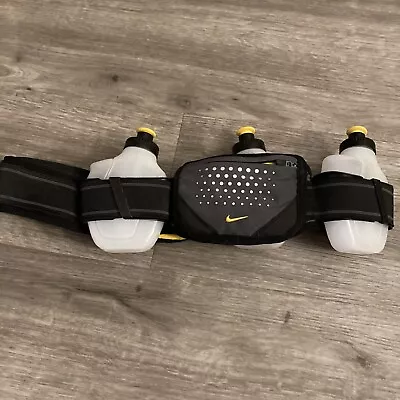 $12.99 • Buy Nike Lightweight Hydration Belt 3 Bottles 6 Oz Ounce Pocket