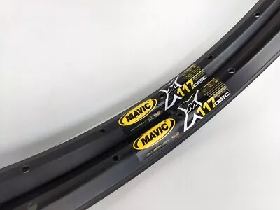 Mavic XM 117 Disc Rims (PAIR) 26  MTB 32H Black • $45