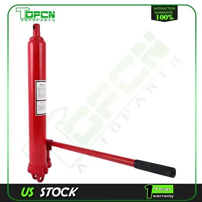 8 Ton (16000 Lb) Hydraulic Long Manual Ram Jack Pump Engine Lift Cherry Picker • $59.32