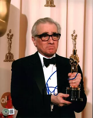 Martin Scorsese SIGNED Legendary Director With Oscar 8x10 Photo Beckett BAS COA • $169.99