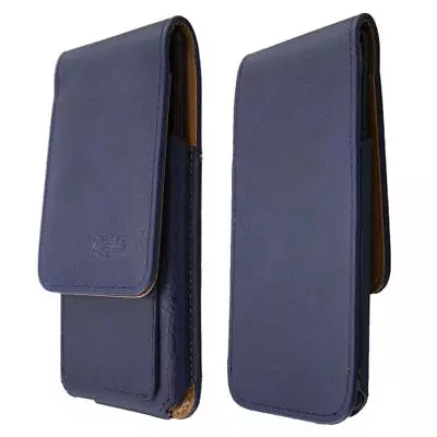 Caseroxx Flap Pouch For Xiaomi Redmi Note 2 In Blue Made Of Real Leather • $25.14