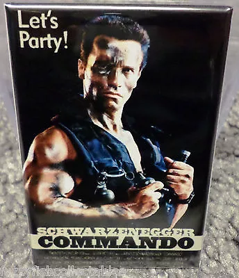 Commando Movie Poster 2  X 3  Refrigerator Locker MAGNET Schwarzenegger • $6.95